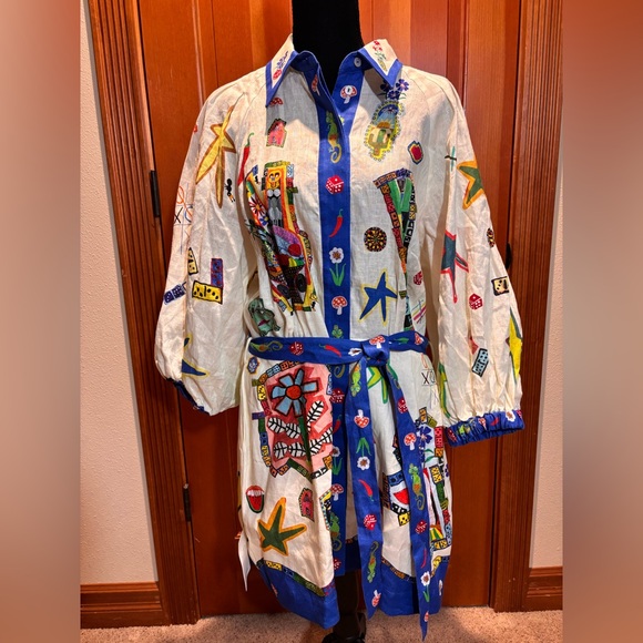 Alemais Multicolor Patterned Dress - Picture 1 of 11